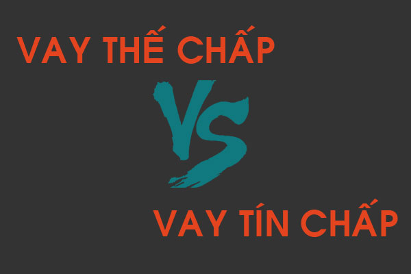 vay the chap va vay tin chap khac nhau nhu nao