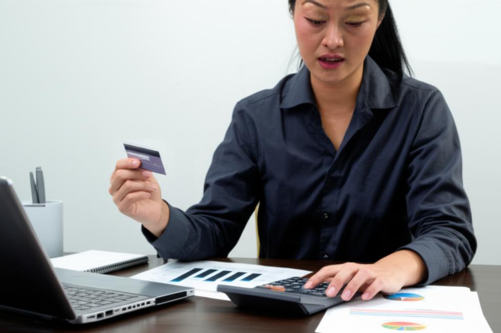 Chiến lược thoát nợ thẻ tín dụng 2025: Đáo hạn thông minh, an toàn 1 Tính toán nợ thẻ tín dụng, căng thẳng tài chính